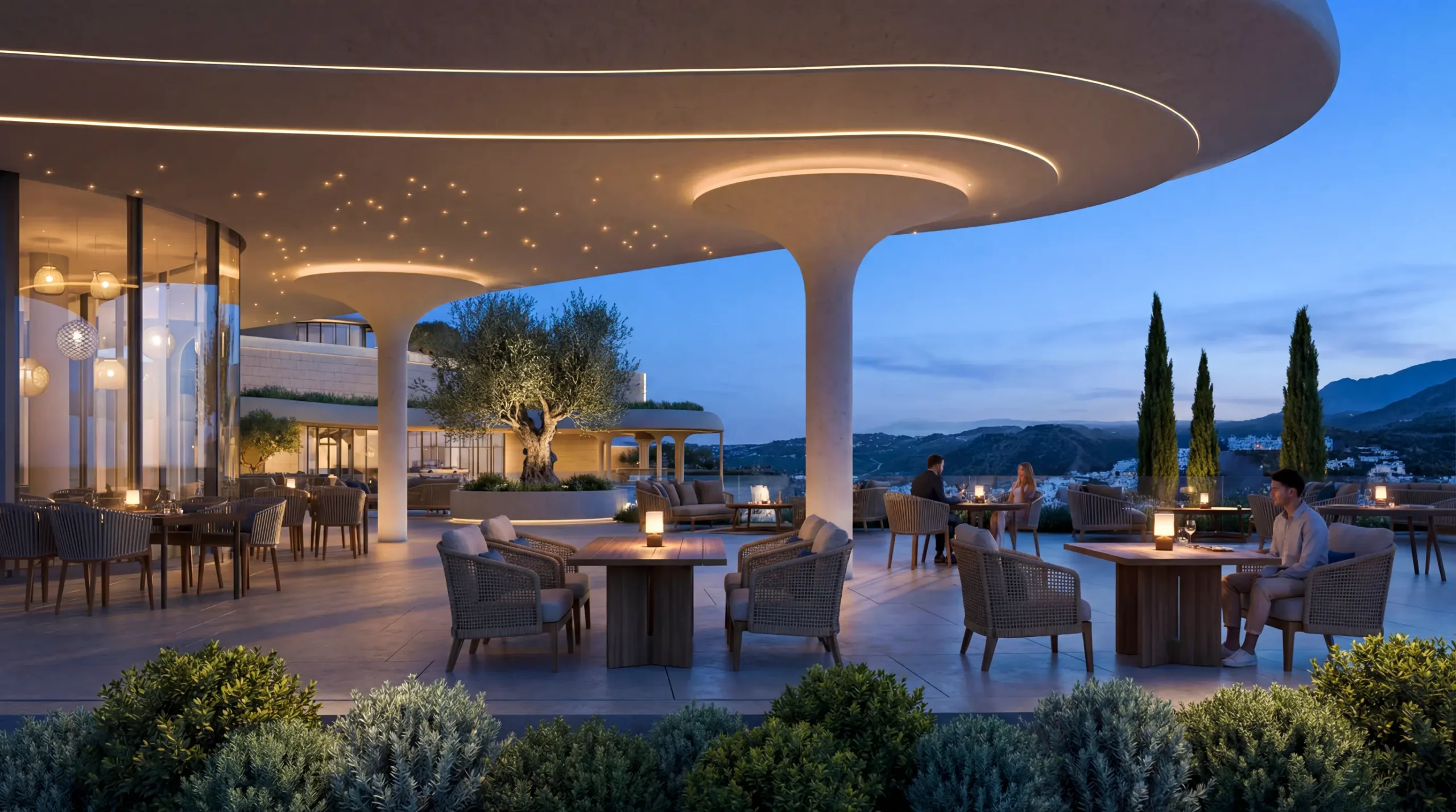 Azurean Sunset Terrace